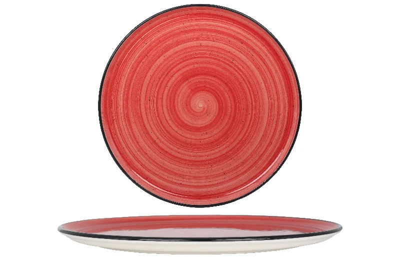 luxury bamboo bowls for serving salads -Aura Passion pizza plate 32 cm