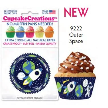 affordable coffee mugs -Outer Space Cupcake Liners