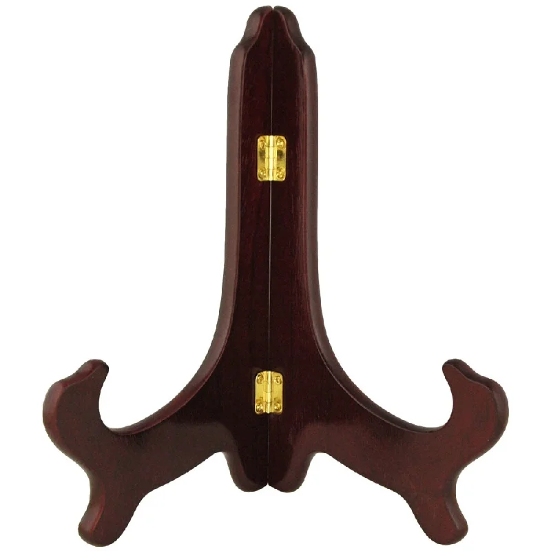 premium bamboo cutlery for family gatherings -Handmade Rosewood 12-inch Plate Stand (China)