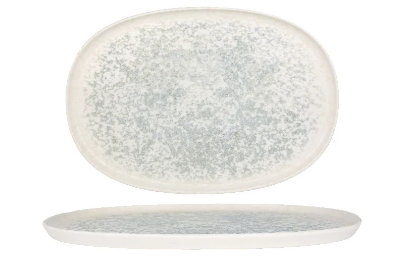 kids-friendly bamboo dinner plates for formal dinners -Lunar Ocean Service Plate 34 cm