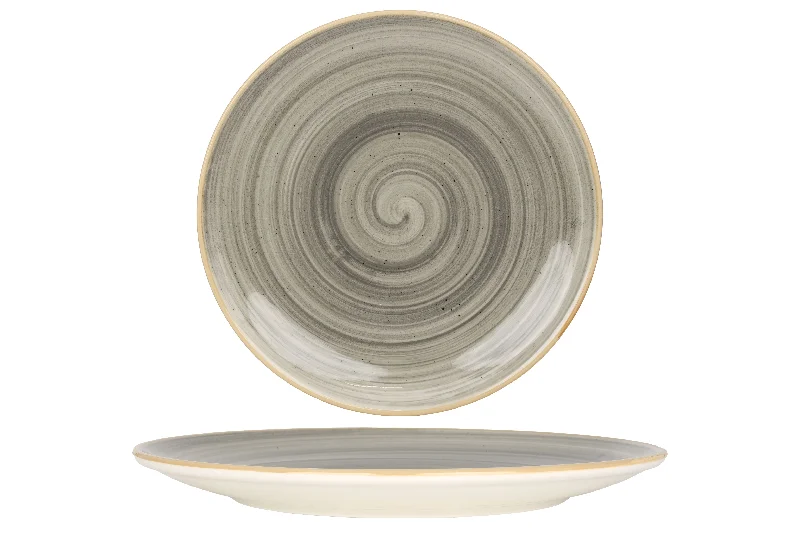 personalized bamboo plates for family dinners -Aura Space Diner Plate 27 cm