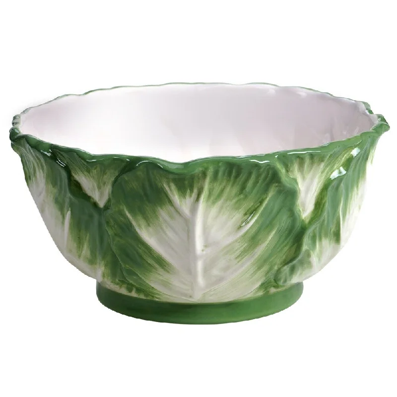 premium plastic serving bowls for picnics -Certified International English Garden 10-inch 3D Deep Bowl, 112 oz.