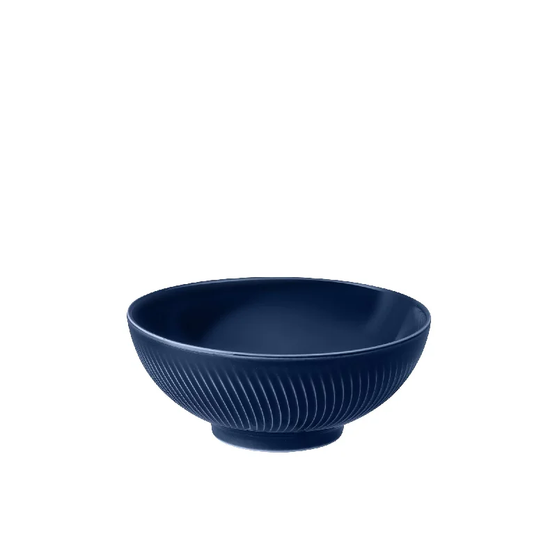 eco-friendly porcelain dinner plates for events -Denby Arc Blue Cereal Bowl 17cm