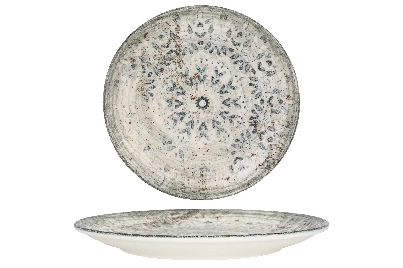 luxury porcelain dinner plates for special occasions -Fade Diner Plate 25 cm