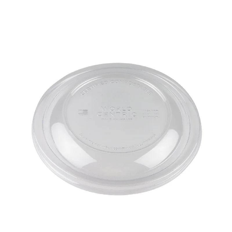 reusable bamboo serving trays for formal dining -Compostable Clear Lids for Biodegradable Take Out Bowl #88031, #89622, #87654 (300 lids/case)