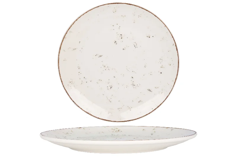 modern bamboo dinnerware for formal occasions -Grain Diner Plate 27 cm