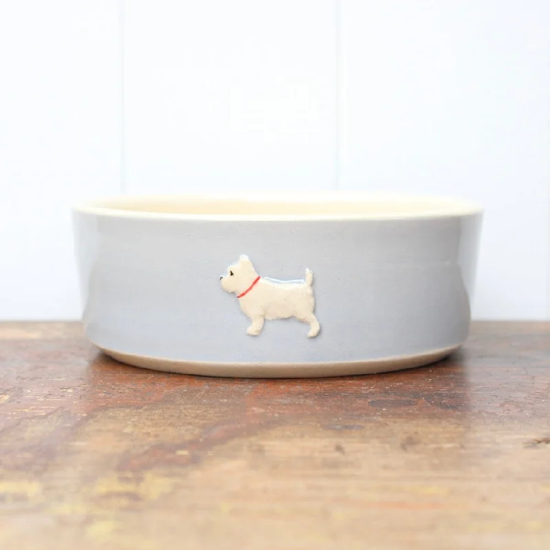 durable paper cups for family gatherings -SECOND - Hogben Dog Bowl - Westie