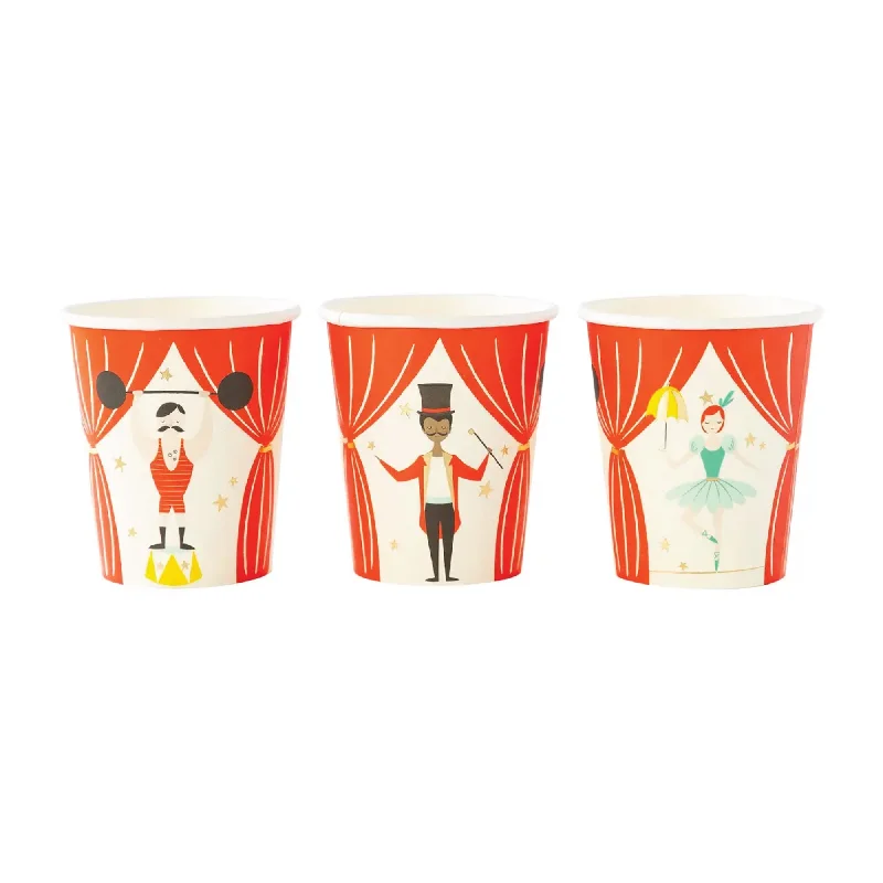 funny tea cup -Carnival Paper Cups 8ct