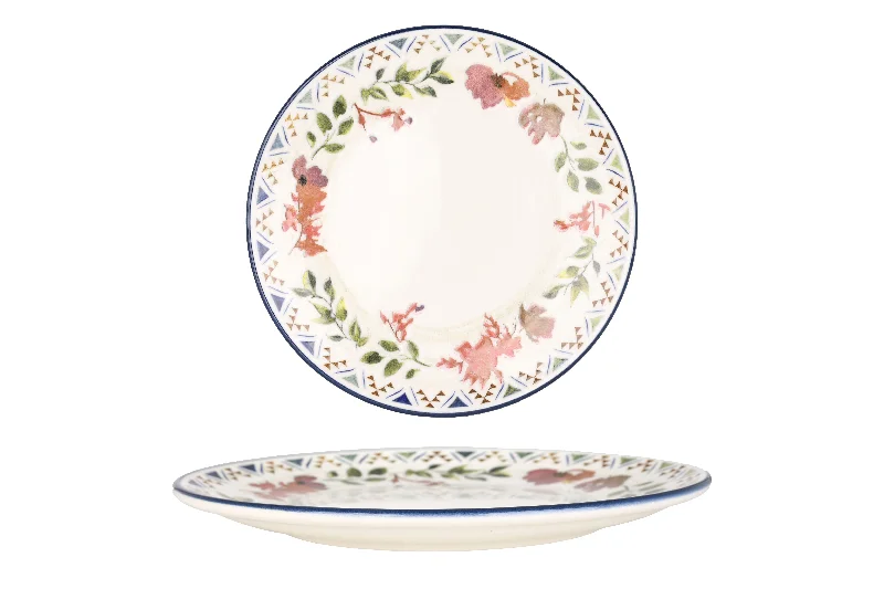 high-quality bamboo serving dishes for holidays -Spring Diner Plate 25 cm