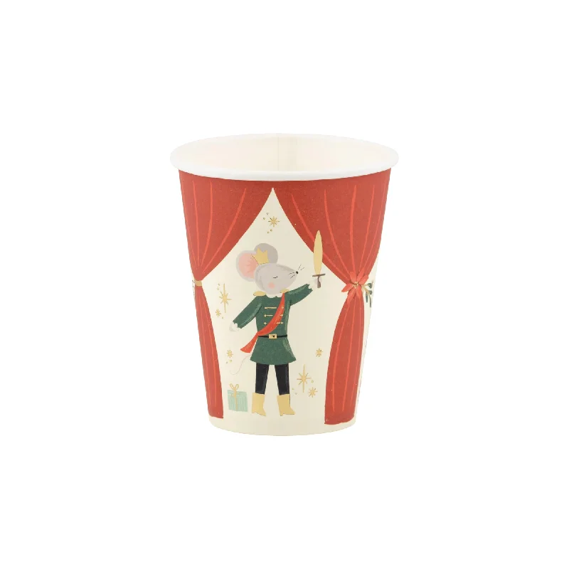 best coffee mug -Nutcracker Paper Cups 8ct