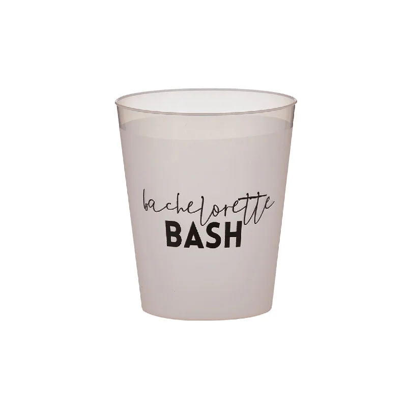 large thermal coffee mug -Bachelorette Bash Frosted Plastic Cups 8ct