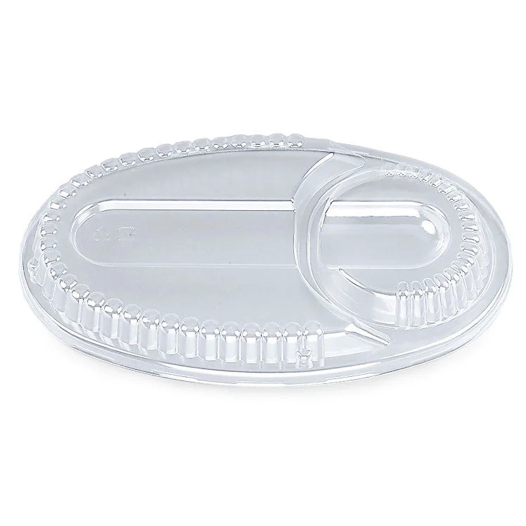 eco-friendly paper plates for large events -Lids for BF-213 Takeout Tray for Curry (50/pack) #4423