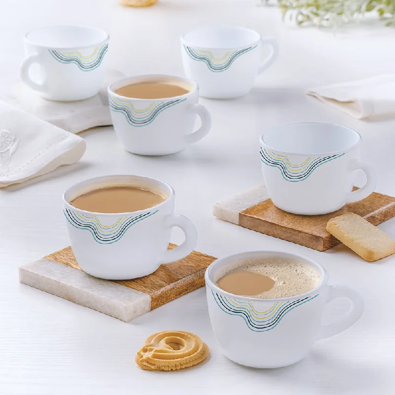 coffee cup with handle -Larah by Borosil Mia Cup Set