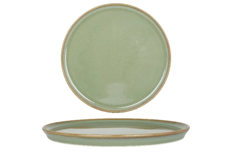 high-quality bamboo cups for formal dinners -Sage Hygge Diner Plate 28 cm