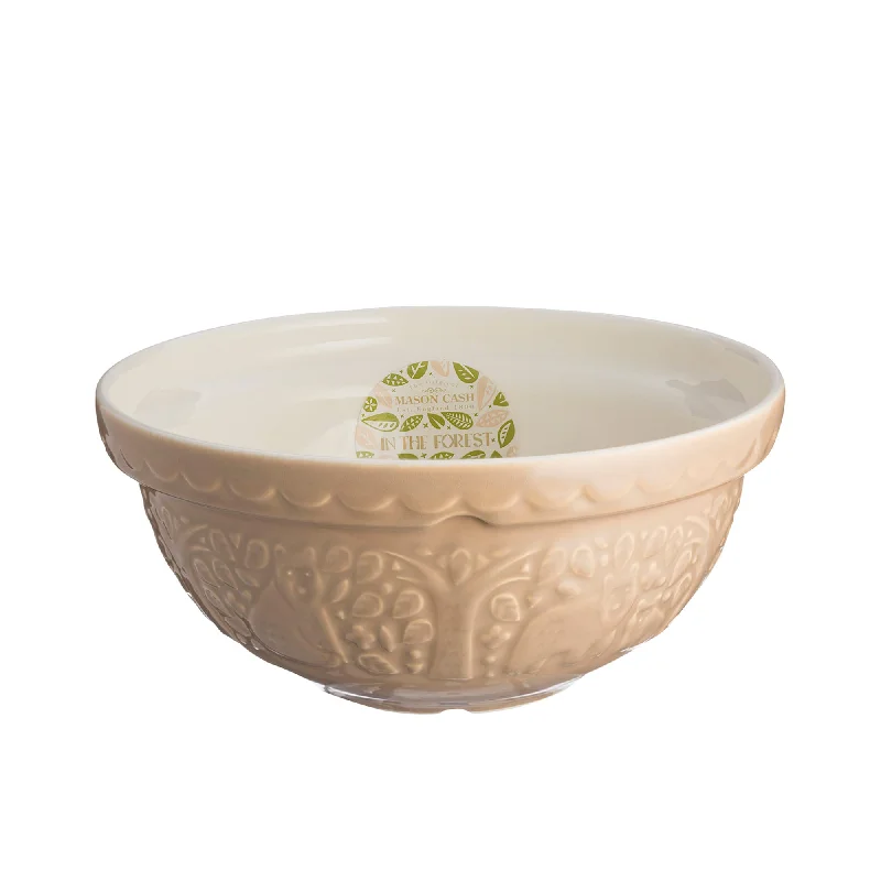 eco-friendly porcelain serving bowls for family meals -Mason Cash In The Forest Bear Cane Mixing Bowl 24cm 2 Litre