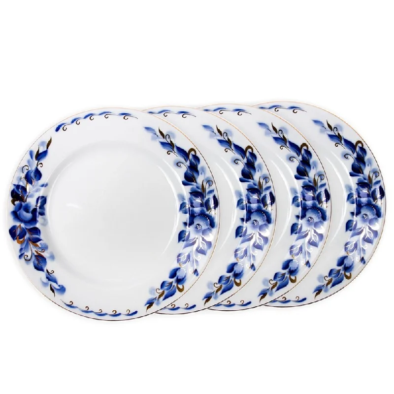 heavy-duty paper dinner plates for family gatherings -STP-Goods Tatiana Porcelain Dessert Plate 6.7" (Set of 4)