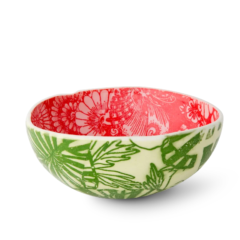 reusable bamboo dinnerware sets for holidays -Watermelon - Small