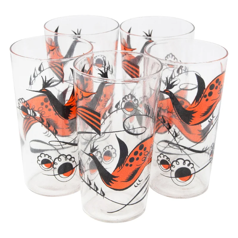 high-end bamboo plates for picnics and BBQs -Flying Cranes Tumblers