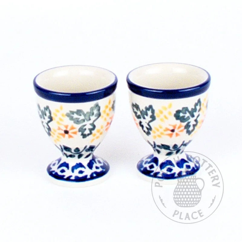 large coffee cup for tea -S/2 Egg Cups - Summer Hearts