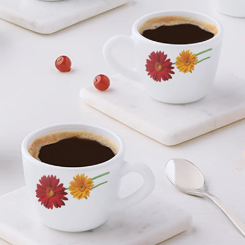 eco mug for coffee -Larah by Borosil Zinnia Cup Set