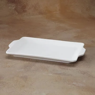 luxury porcelain dinner plates for weddings -Flat Handled Tray