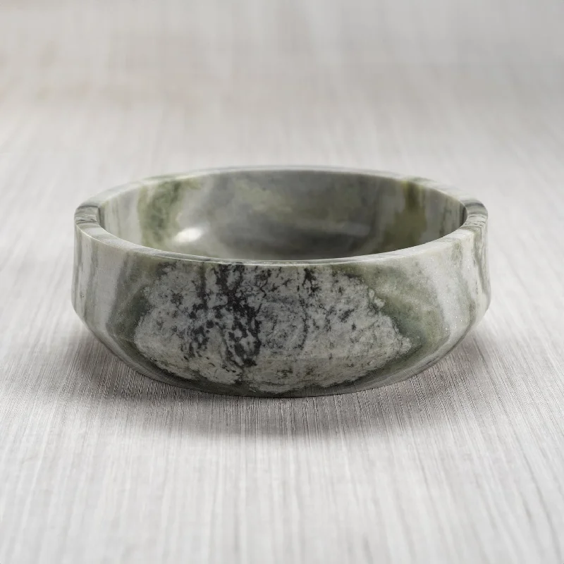 reusable plastic plates for special occasions -Green Onyx Marble Bowl