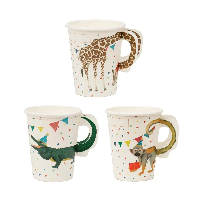 fancy coffee mug -Party Safari Paper Cups 8ct