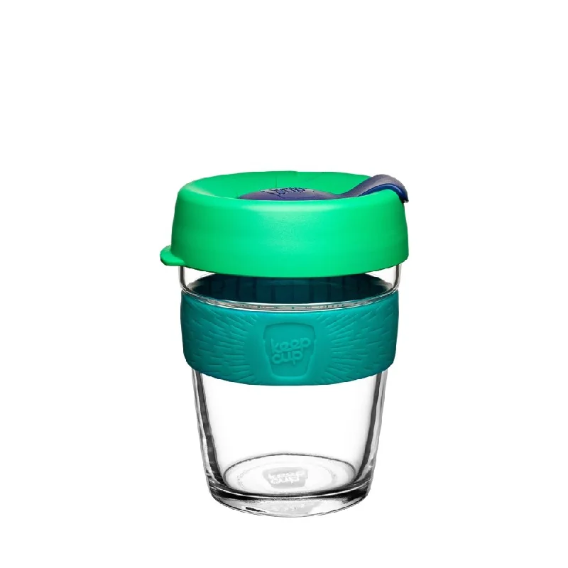 eco-friendly tea mug -KeepCup Brew Reusable Glass Cup Assorted 340ml