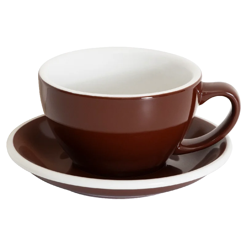 custom coffee mug -Set of 1 x 300ml Cafe Latte Cup and Saucer