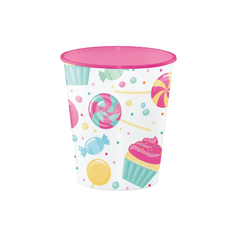 coffee mug for kitchen -Candy Shop Plastic Favor Cup 1ct