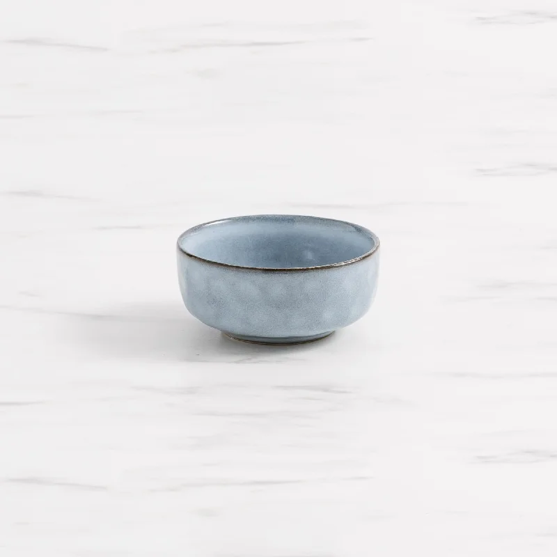 kids eco-friendly plastic plates for dining -Salisbury & Co Baltic Rice Bowl 11cm in Blue Grey