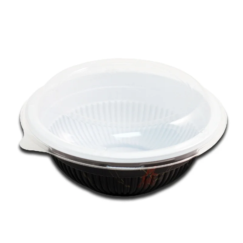 luxury porcelain soup bowls for catering -PP Momiji Leaf Takeout Bowl 20 fl oz / 5.9" dia (600/case)