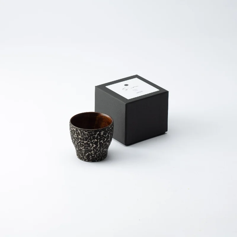 best gift coffee mug -Sinra Nishiki Kagawa Lacquerware Guinomi Sake Cup