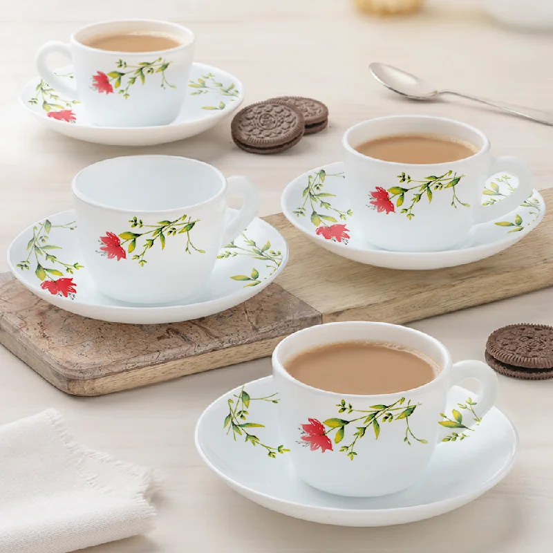 affordable coffee mugs -Larah by Borosil Oriental Cup n Saucer Set