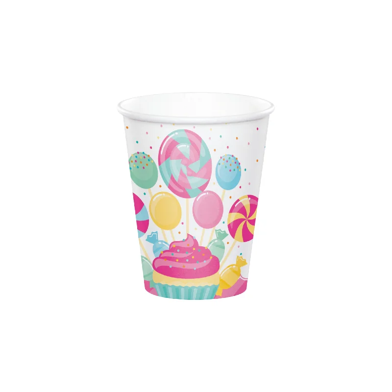 travel mug for office -Candy Shop Paper Cups 8ct