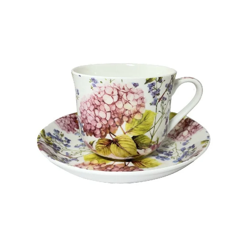 stylish coffee mug -Heritage Midsummer Breakfast Cup & Saucer 475ml