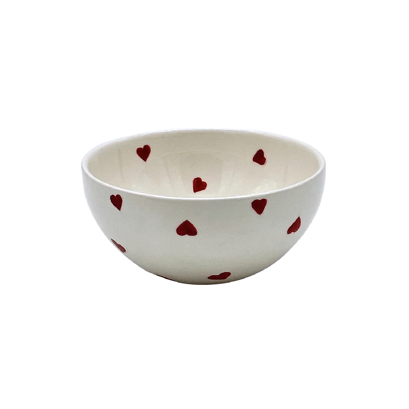 eco-friendly porcelain serving plates for picnics -Love Heart Bowl