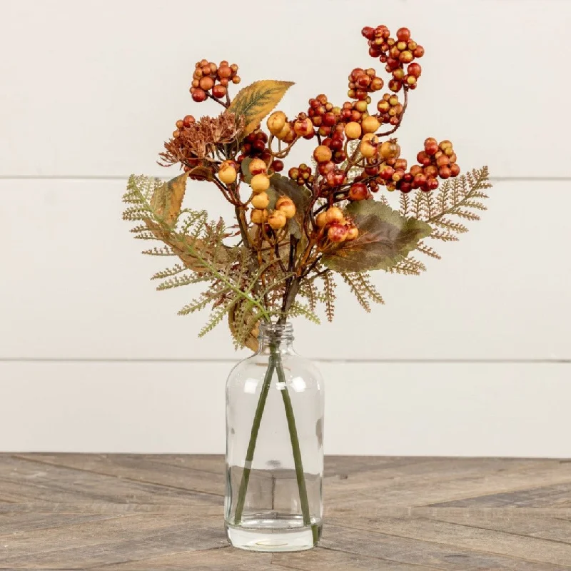 large decorative crystal flower vase for living room -Berries & Chocolate Lace In Vase