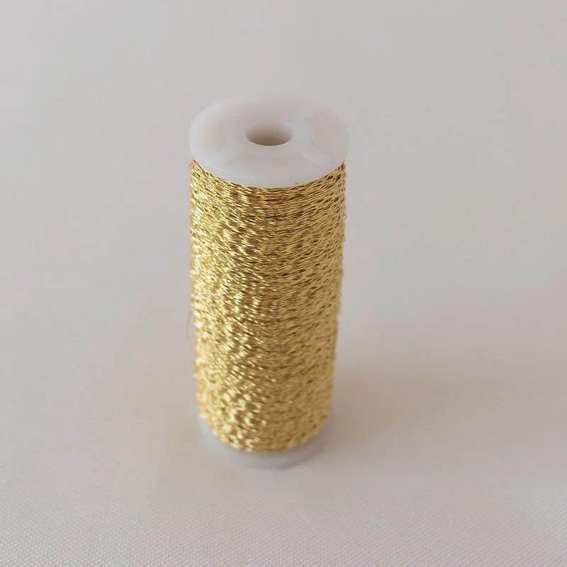 unique handmade flower vase for office decoration -OASIS Gold Bullion Wire