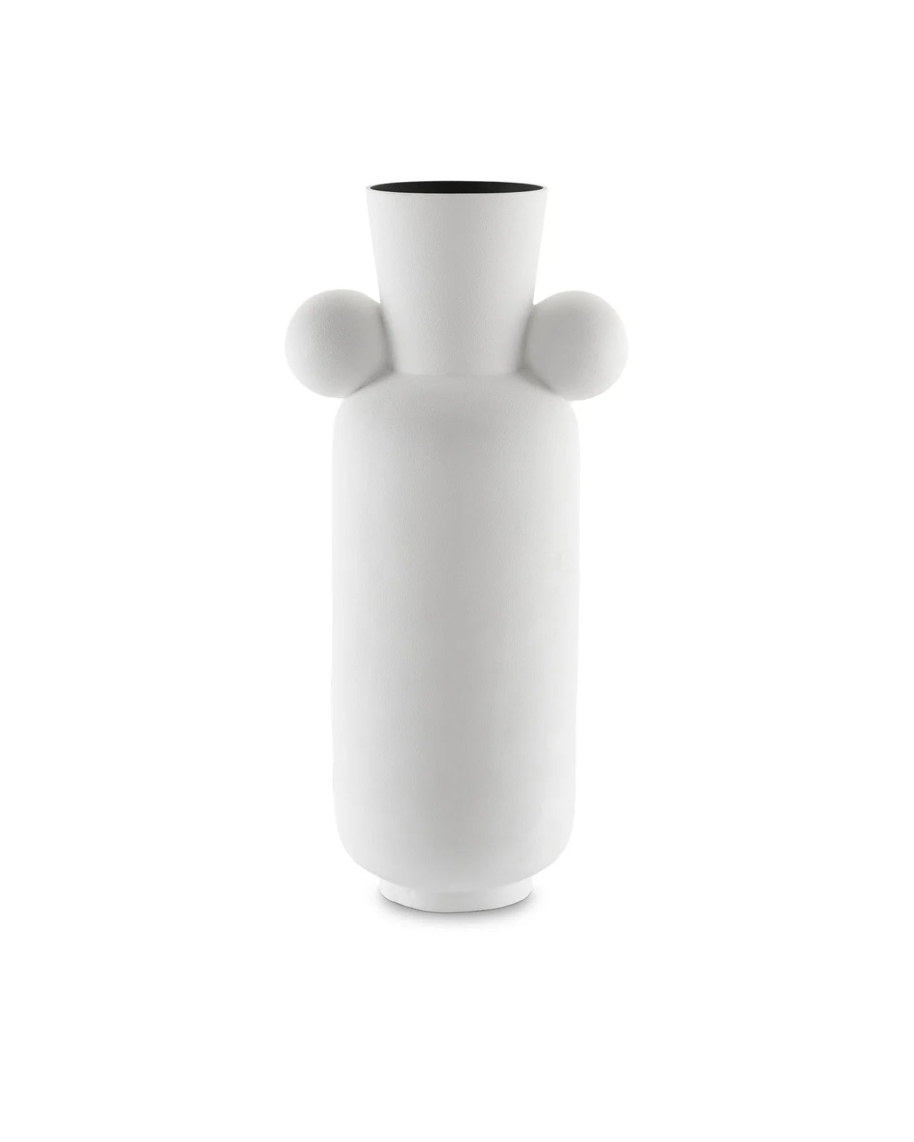 geometric flower vase for office centerpiece -Happy 40 Tall White Vase