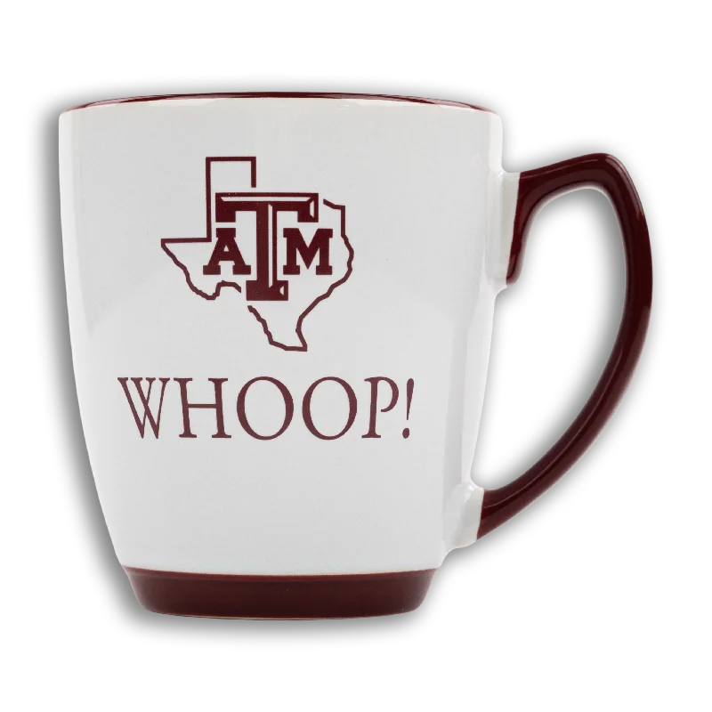 fun design tea mug -Texas A&M Whoop Ring 12oz Mug