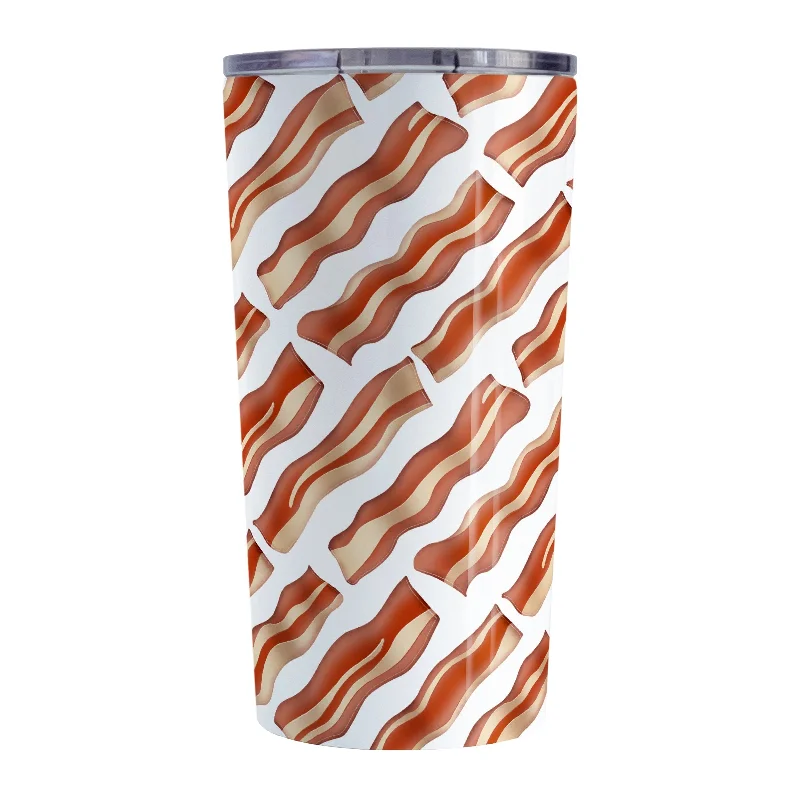 reusable coffee cup -Bacon Pattern Tumbler Cup