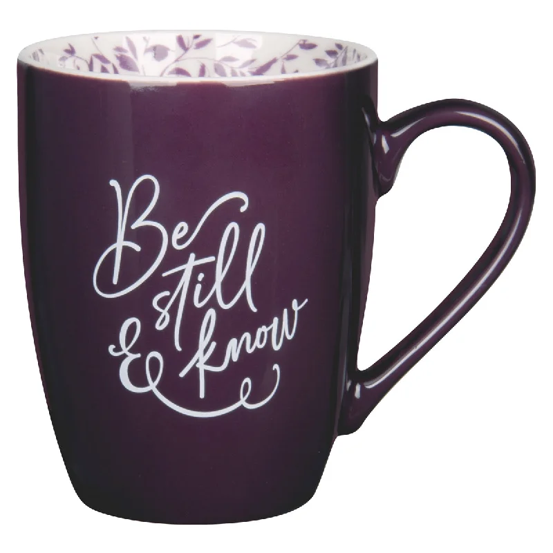 stainless steel coffee mug -Be Still and Know Ceramic Mug