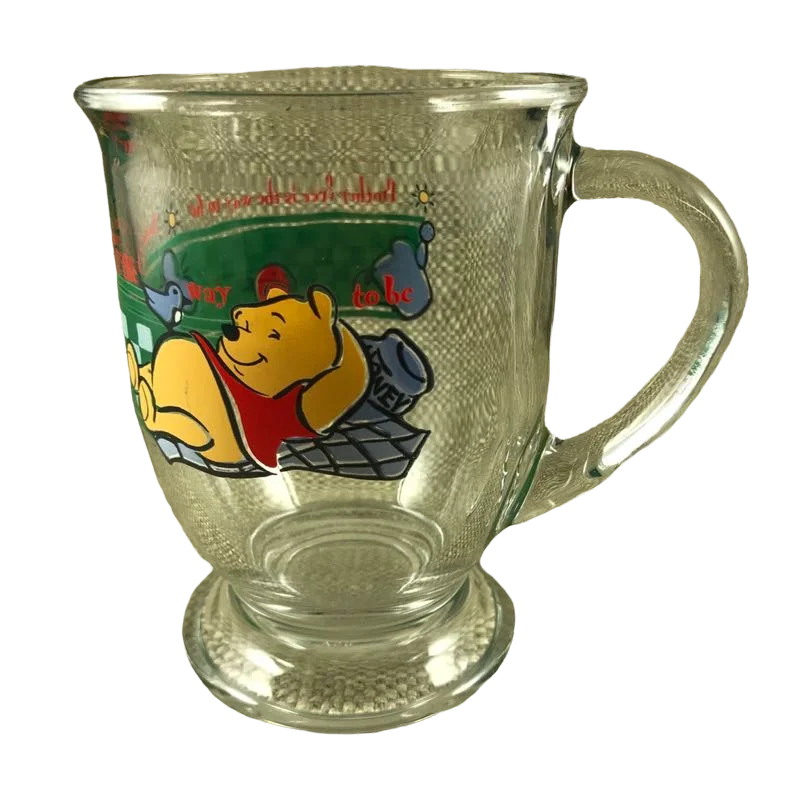 black coffee mug -Bother-Free Is The Way To Be Winnie The Pooh Mug Disney