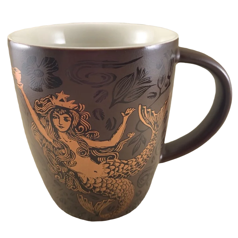 colorful coffee mug -Bronze Siren 40th Anniversary Mug 2011 Starbucks