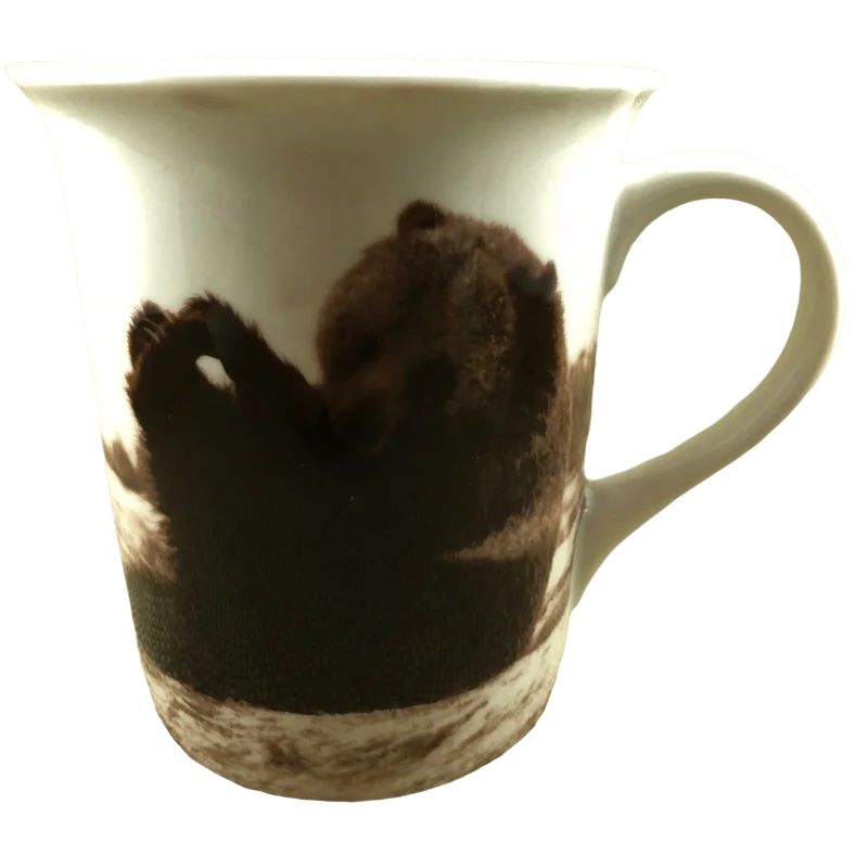 pastel coffee mug -Brown Bear Mug Yellowstone Park Foundation