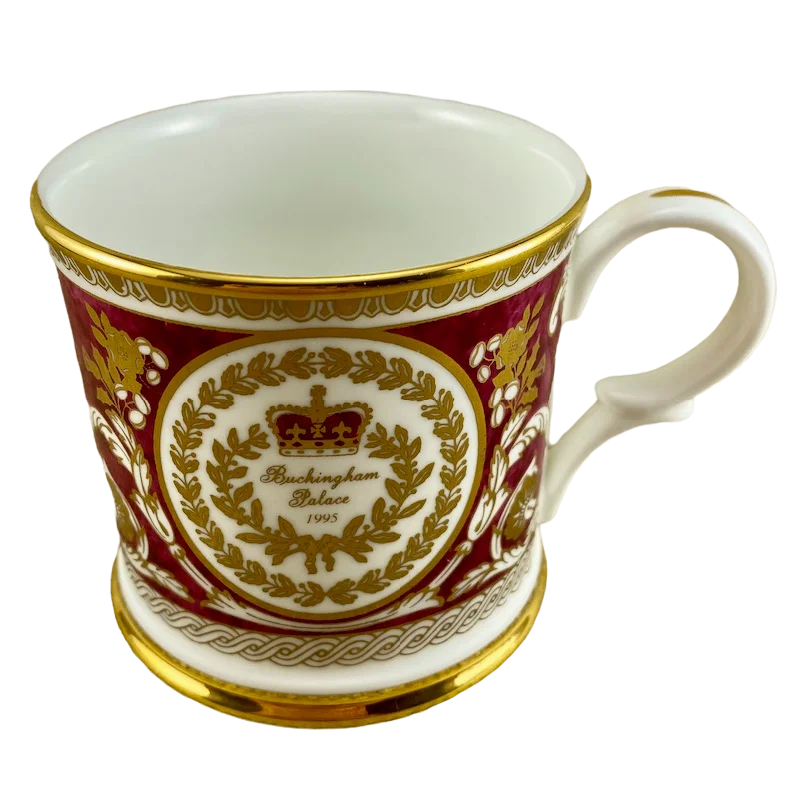 white coffee mug -Buckingham Palace 1995 Mug