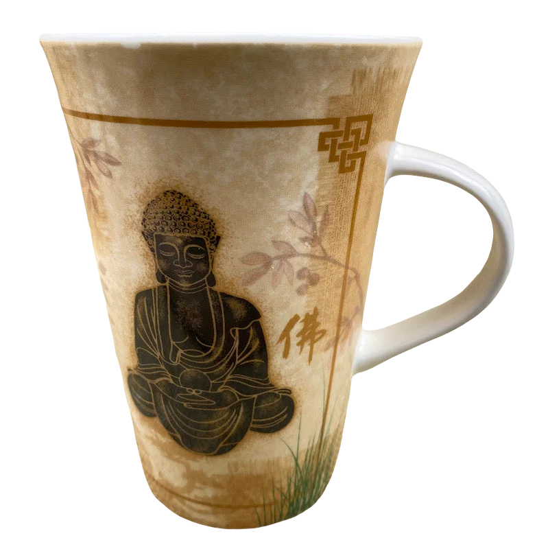 travel coffee cup -Buddha Mug