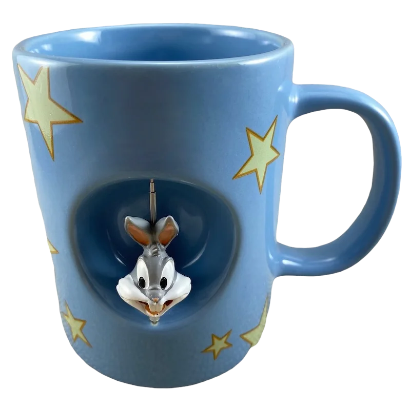 coffee mugs for couples -Bugs Bunny Spinning 3D Figural Head Mug Warner Bros.