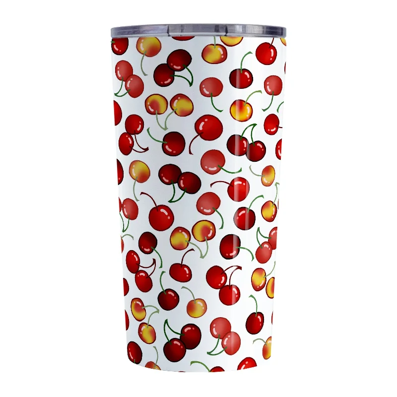 trendy coffee mug -Cherries Tumbler Cup